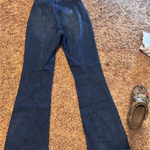 Shyanne Dark Blue Flare Jeans